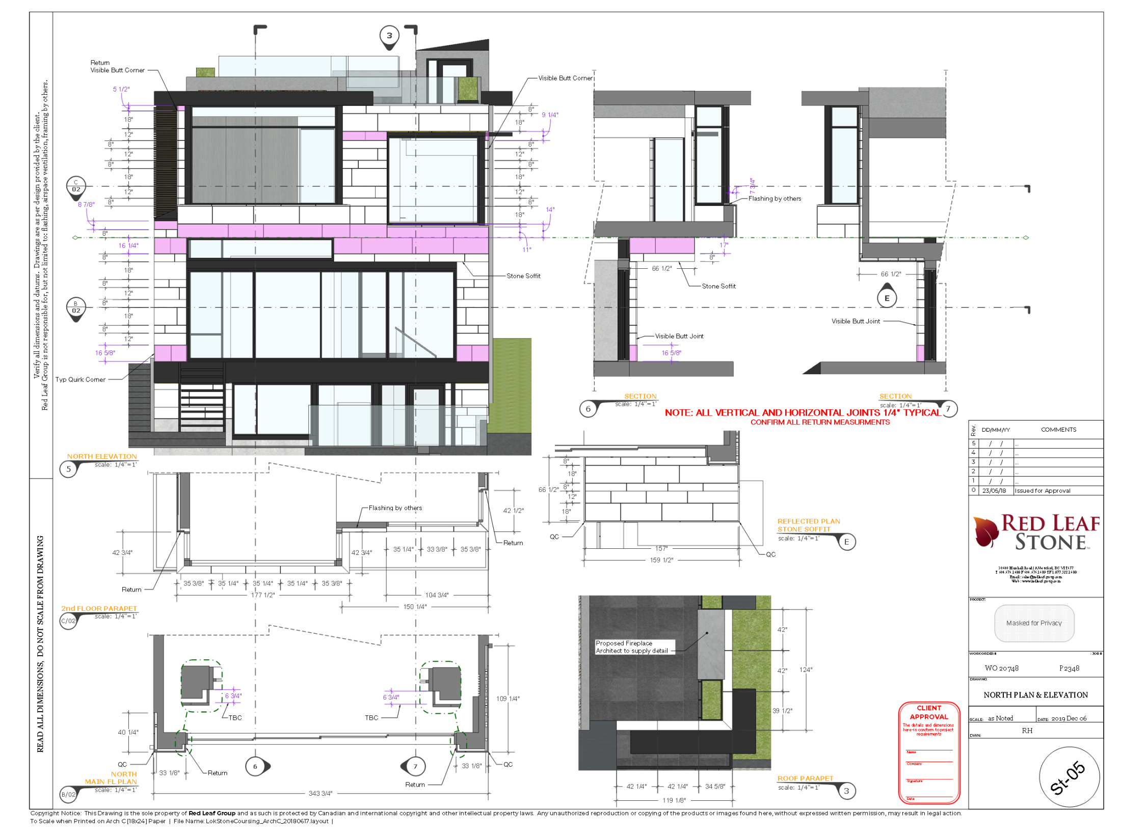 Stone Coursing Layout - Randy Hutniak - 3D Modeling Specialist